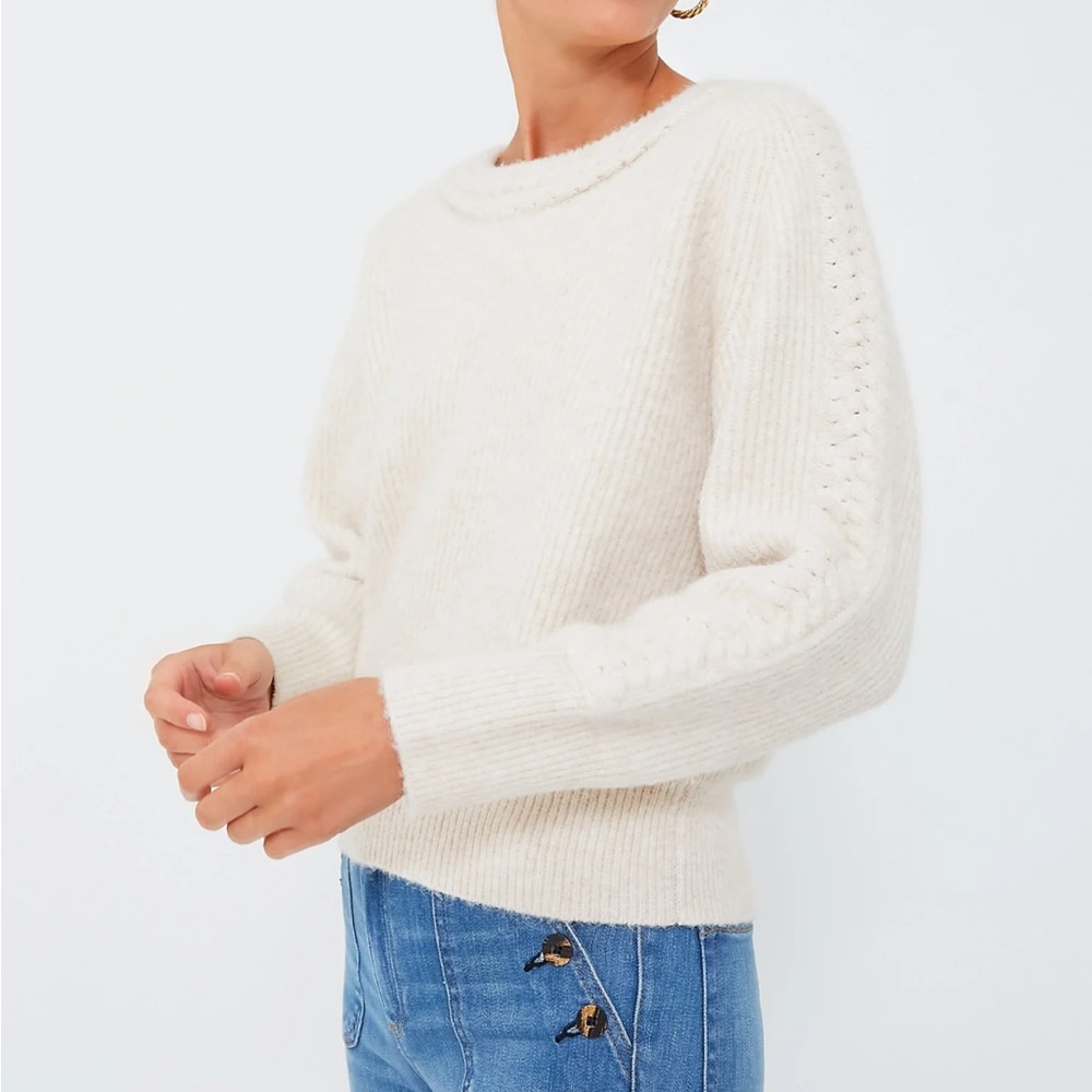 HYACINTH HOUSE

Cream Braided Harlow Sweater